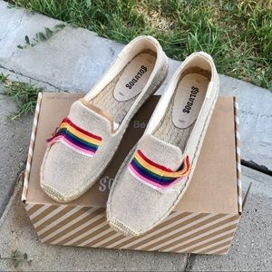 Soludos Rainbow 🌈 Pride Platform Smoking Slipper